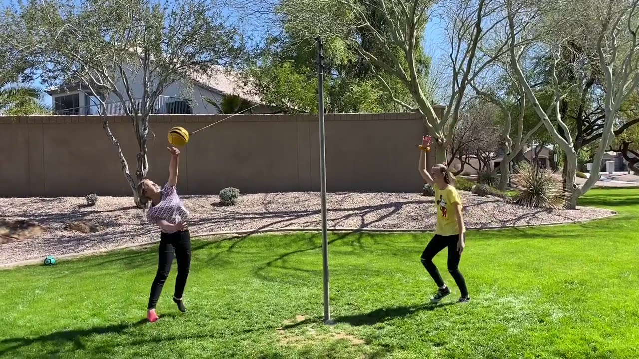 Tetherball Rematch- Fastest Game Ever!