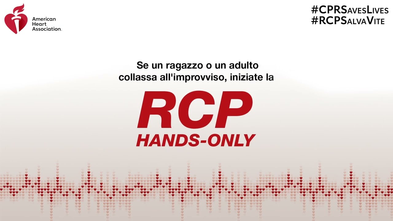 Video RCP Hands-Only - Versione per la formazione dal vivo