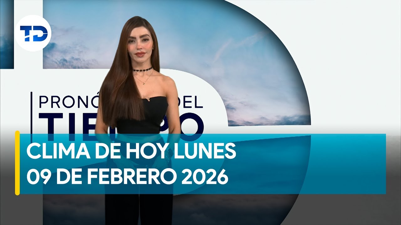 Pronóstico del tiempo para Costa Rica 09 de febrero de 2026, con Emily Quiñones