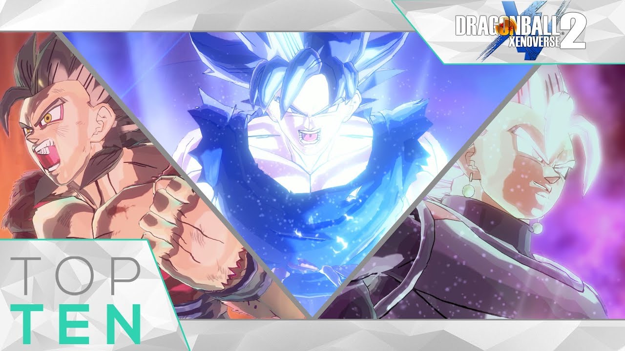 Top Ten - Greatest Dragon Ball Xenoverse 2 Mods of 2017 from Legendary Agwang! (Top 10)