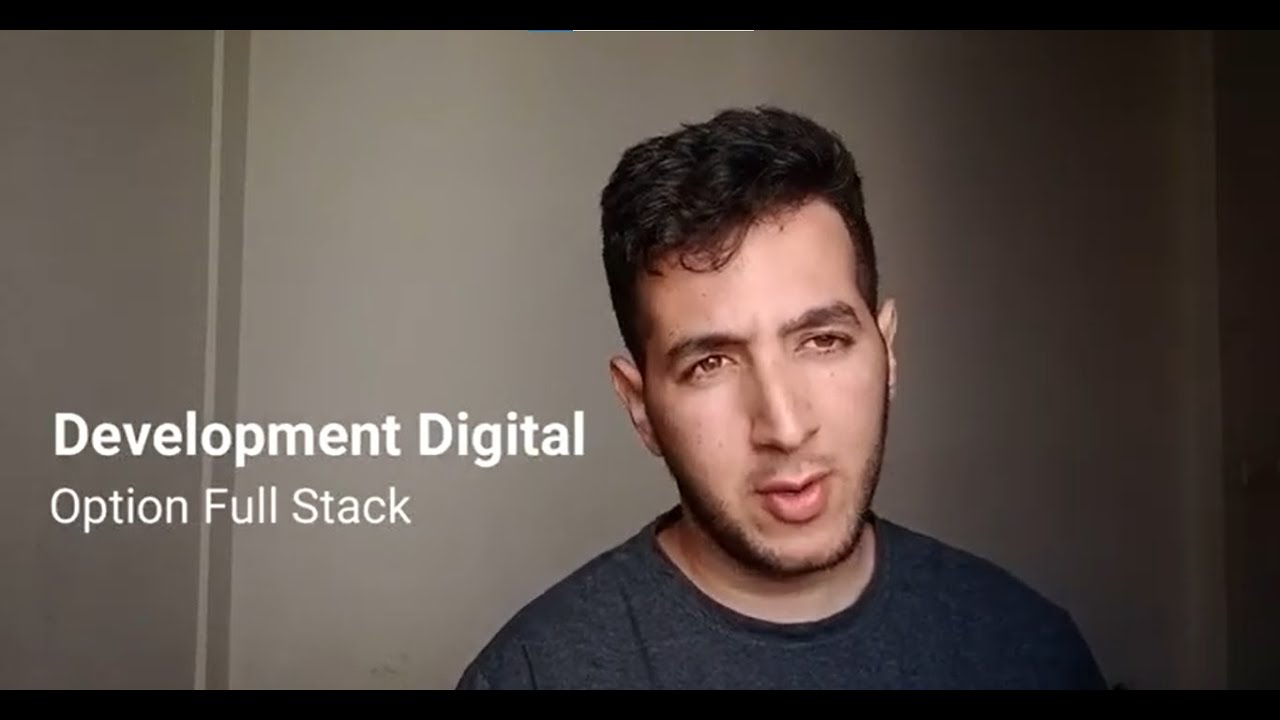 كل ما يخص شعبة Developpement digital