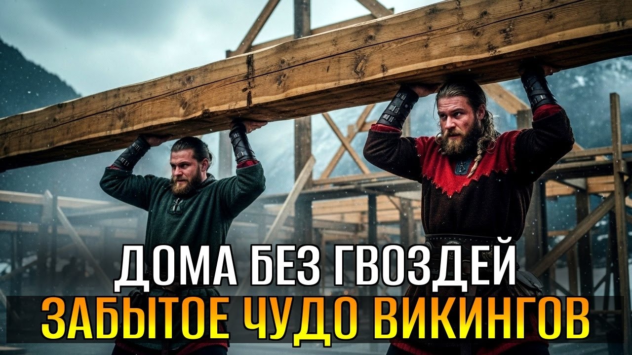 Как Викинги строили дома на 300 лет БЕЗ единого гвоздя!