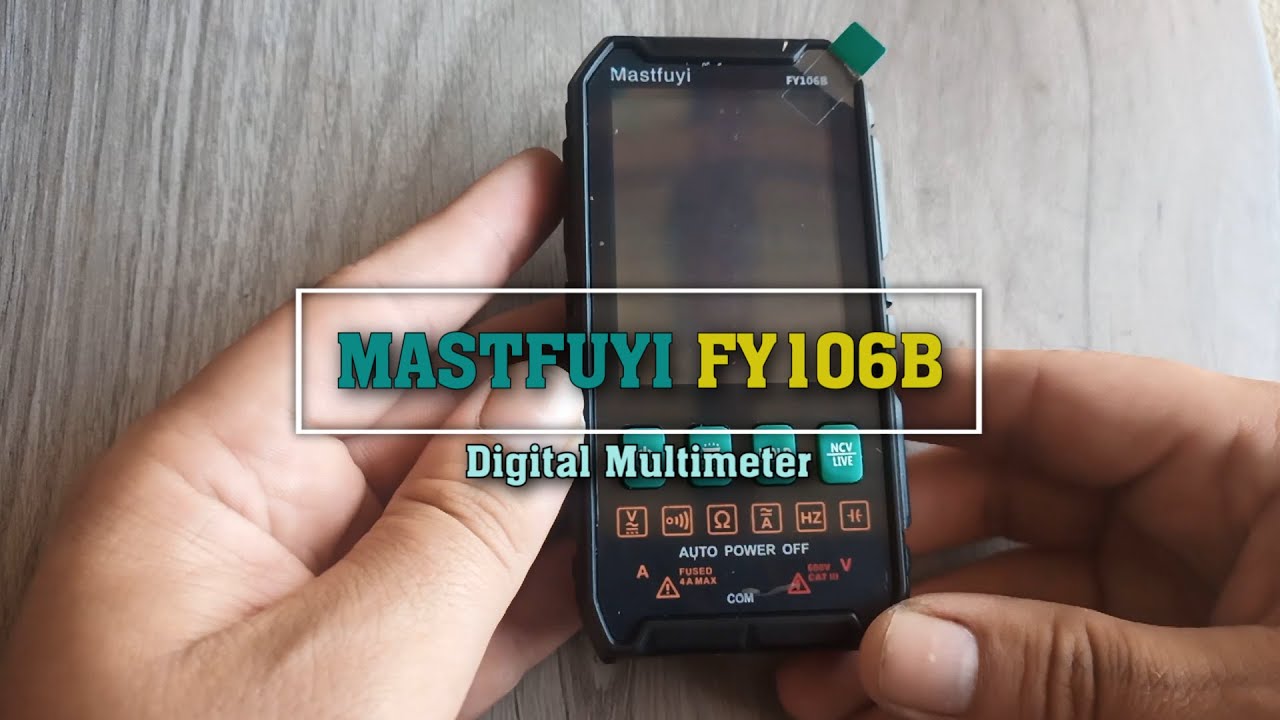 UNBOXING | MASTFUYI FY106B - Digital Multimeter, Quick Test.