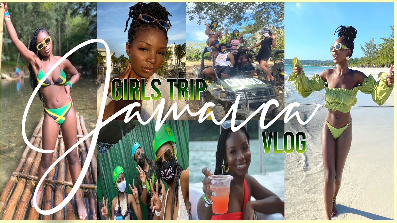 JAMAICA TRAVEL VLOG 2021- LIT GIRL'S TRIP/ ROOM TOUR, ATV, RIVER RAFTING, ZIP LINING /THE STUSH LIFE
