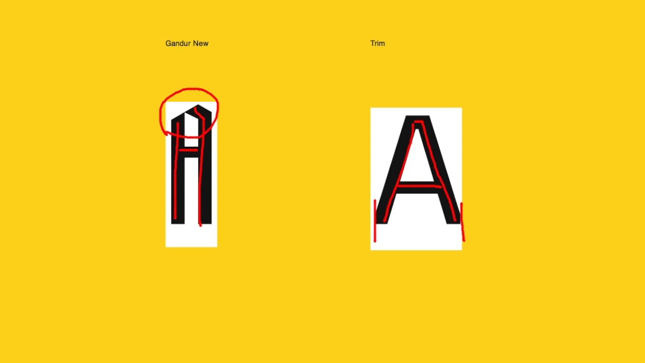 Muscle and Skeleton in Typeface Design: Fontribute Review of Trim and Gandur New