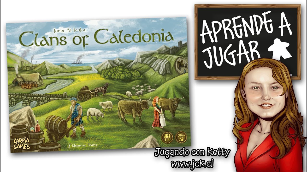 Clanes de Caledonia [JcK / Juego de Mesa / Como se Juega / Tutorial]