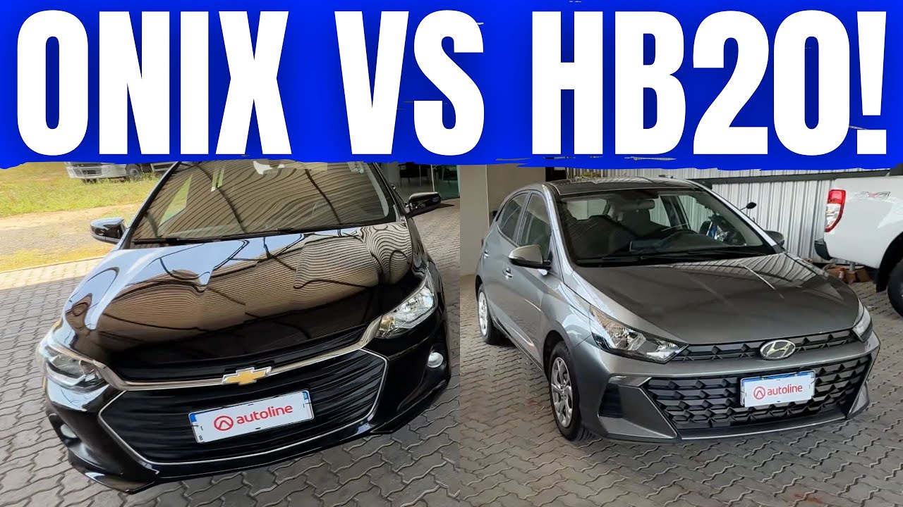 COMPARATIVO! CHEVROLET ONIX LT 1.0 FLEX 2025 VS HYUNDAI HB20 COMFORT PLUS 1.0 FLEX 2025!