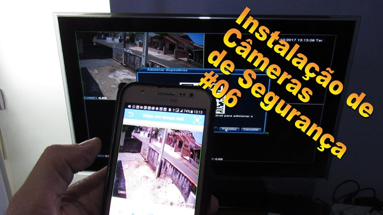 Aprenda a  instalar Câmeras para Ver no Celular - Aula 06