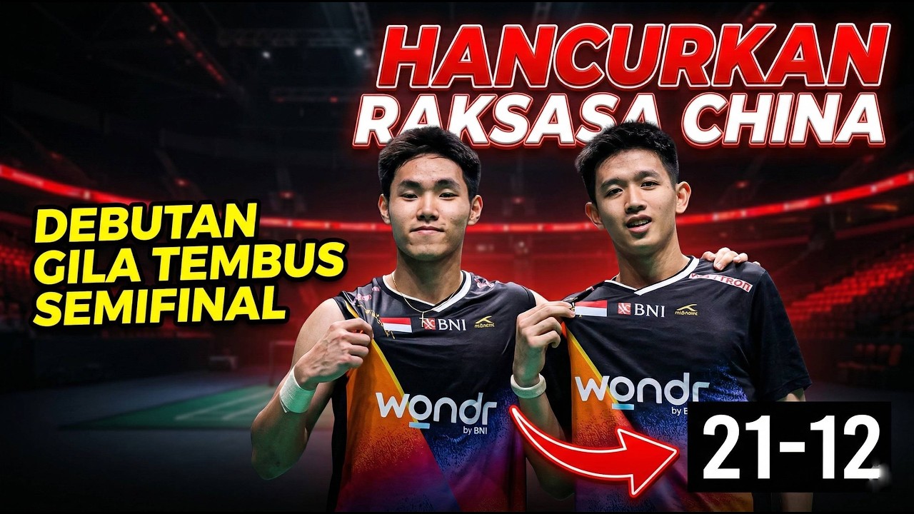 GILA! Raymond/Joaquin Bantai China, Satu-Satunya Wakil di Semifinal!