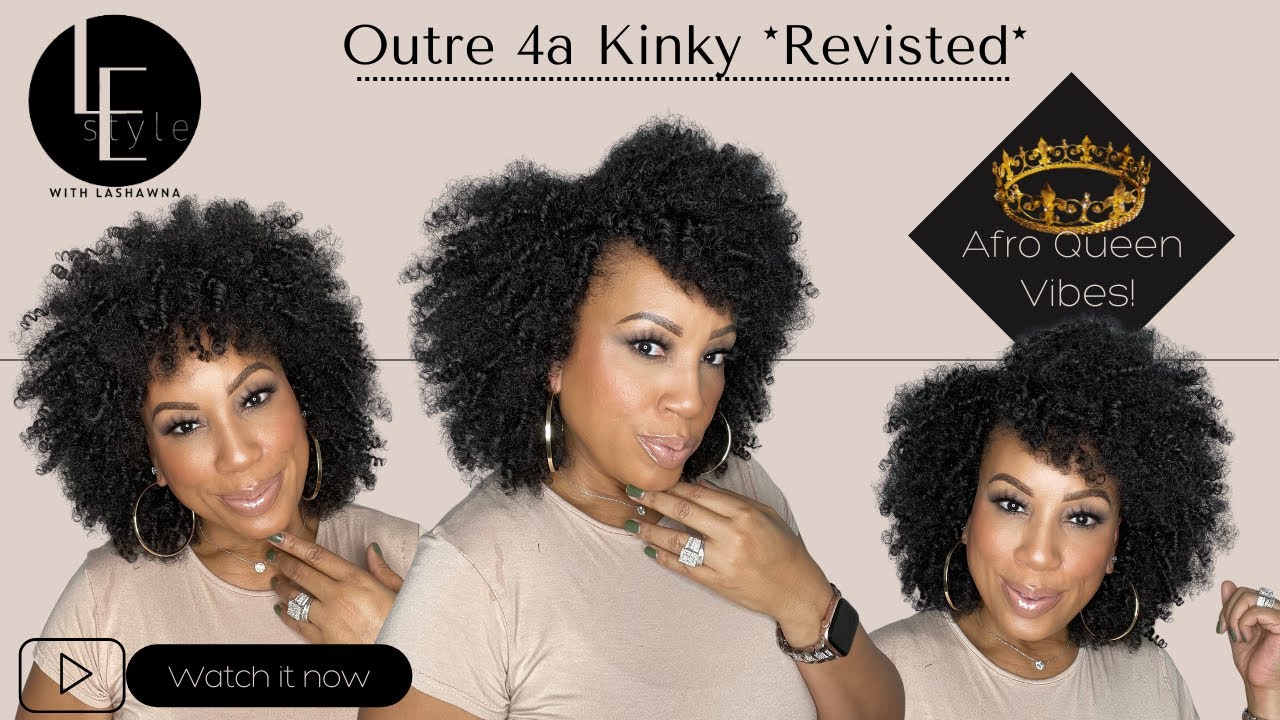 Outre Big Beautiful Hair 4a Kinky Synthetic Half Wig Review *REVISITED* - NO LEAVE OUT - Afro👑 Vibes