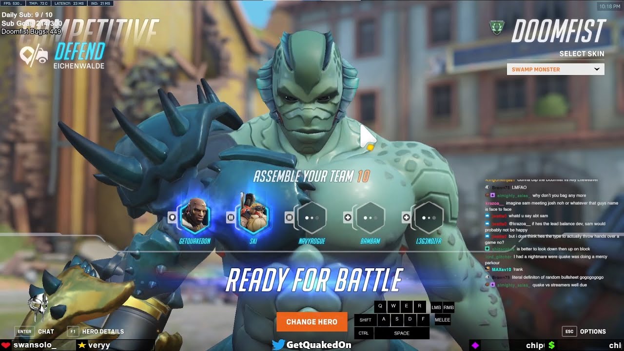 40 ELIMS! THIS IS SICK DOOMFIST MAIN! GetQuakedOn Doomfist Gameplay Overwatch 2 Season 9