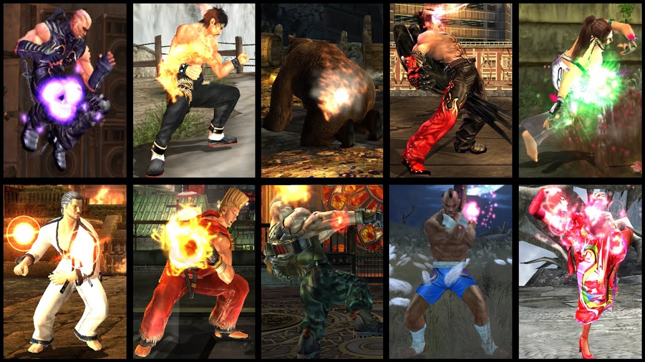 TEKKEN 5 — все неблокируемые предметы