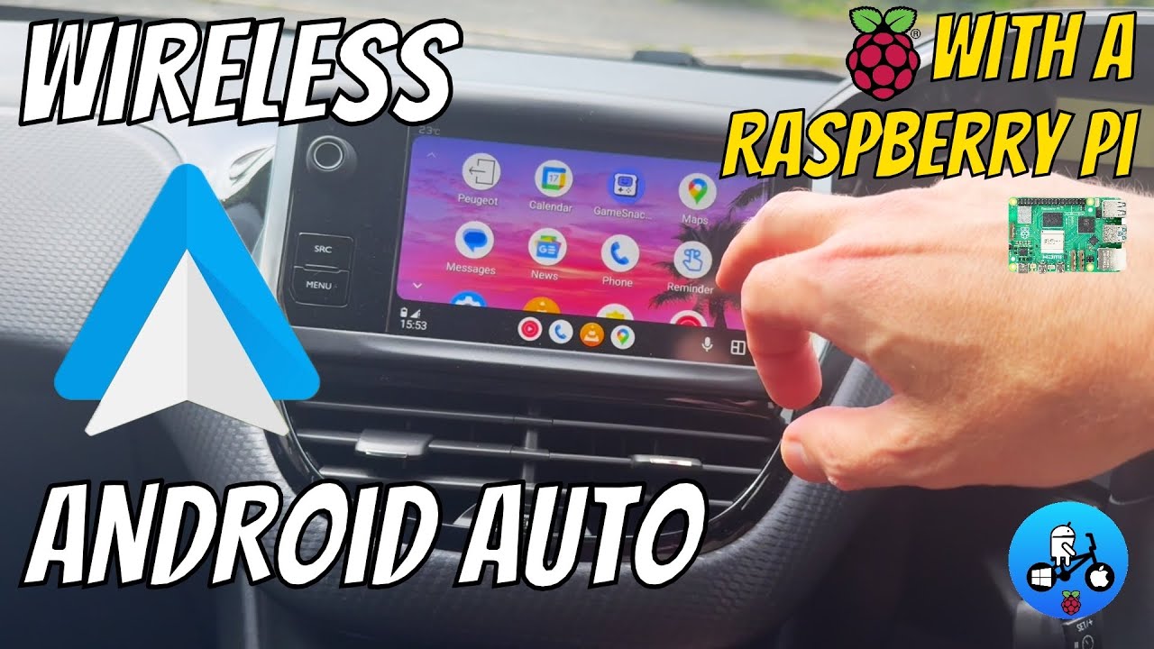 Upgrade your Car Audio with A Raspberry Pi! Wireless Android Auto