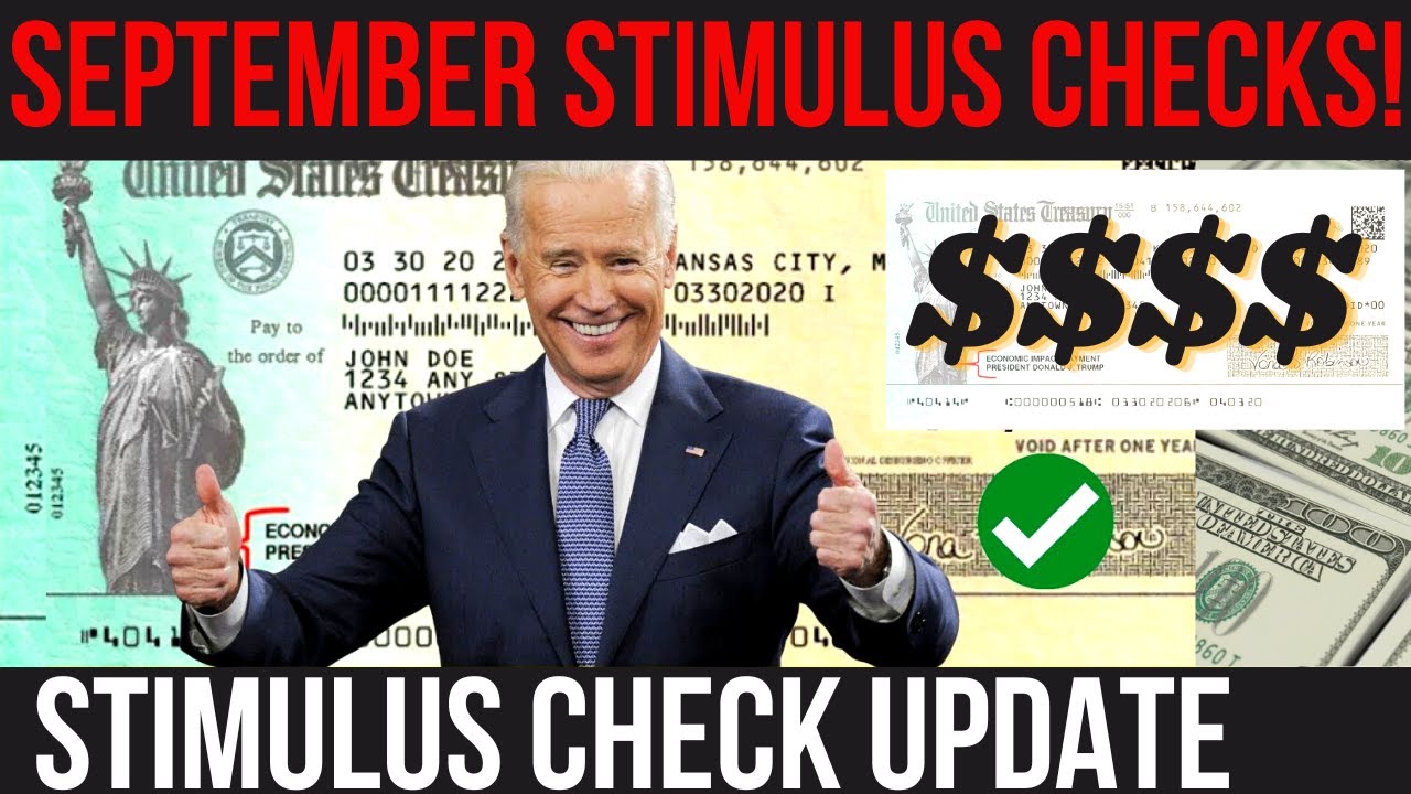6 DIFFERENT SEPTEMBER STIMULUS CHECKS! $2000 Checks + Bernie Sanders 2024 + Stimulus Check Update