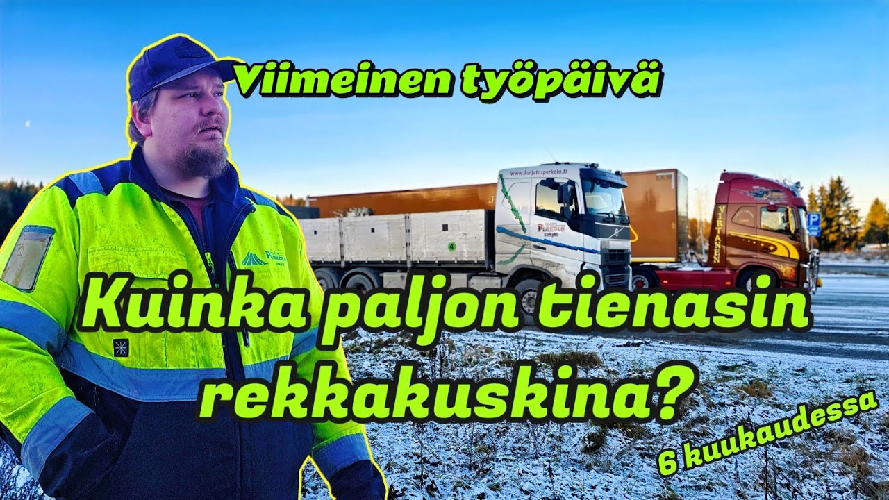 Kannattaako läpituntipalkkaus rekka-alalla?
