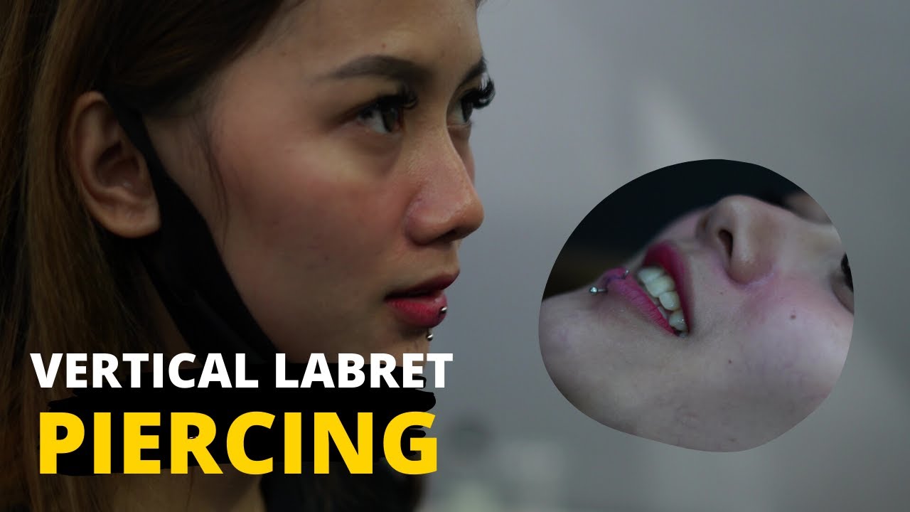 🆕 NEW Vertical Labret Piercing - Tintik Bibir || piercingindonesia.com