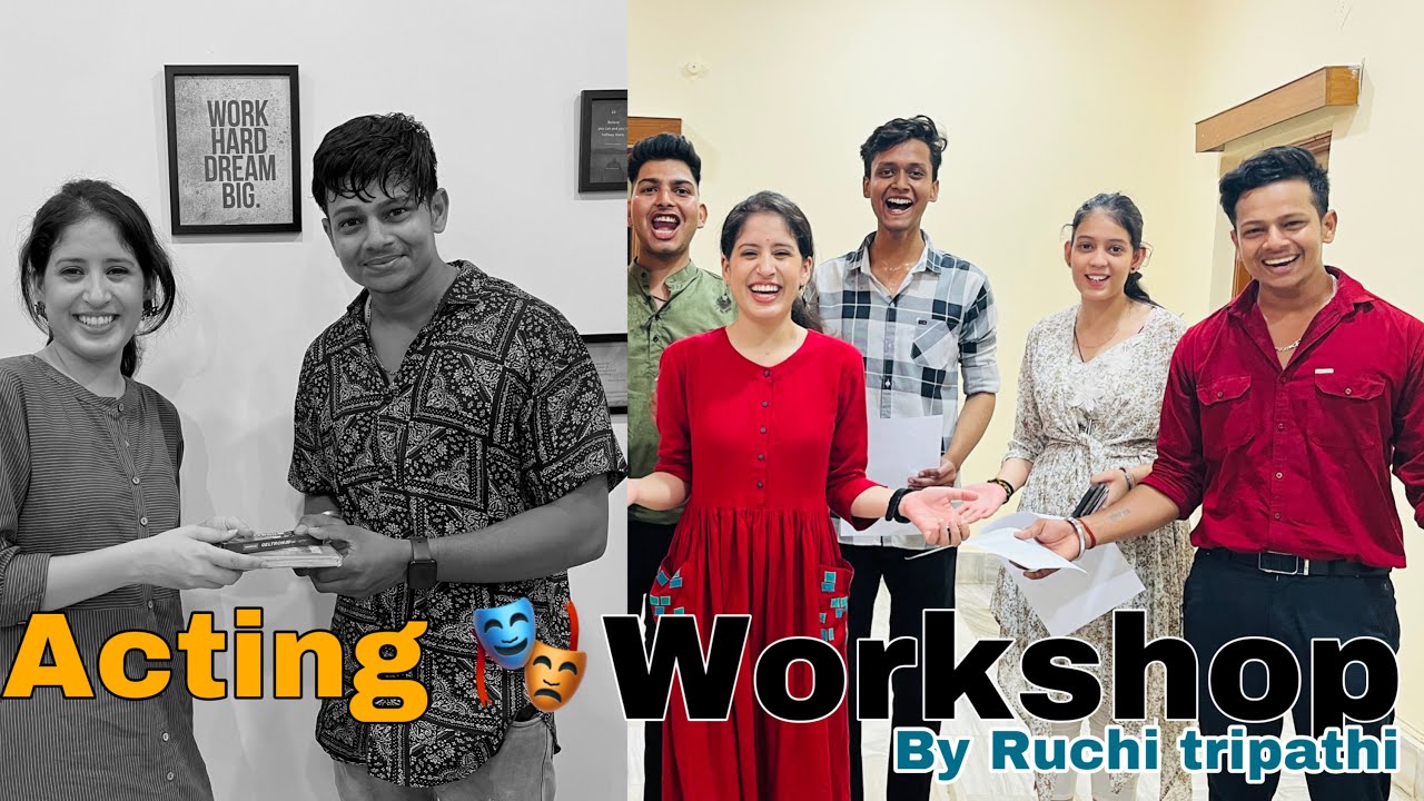 Acting Workshop By Ruchi tripathi in gwalior amit baghel vlog