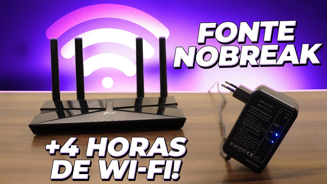 Essa Fonte Nobreak para Roteador vai salvar seu Wi-Fi!