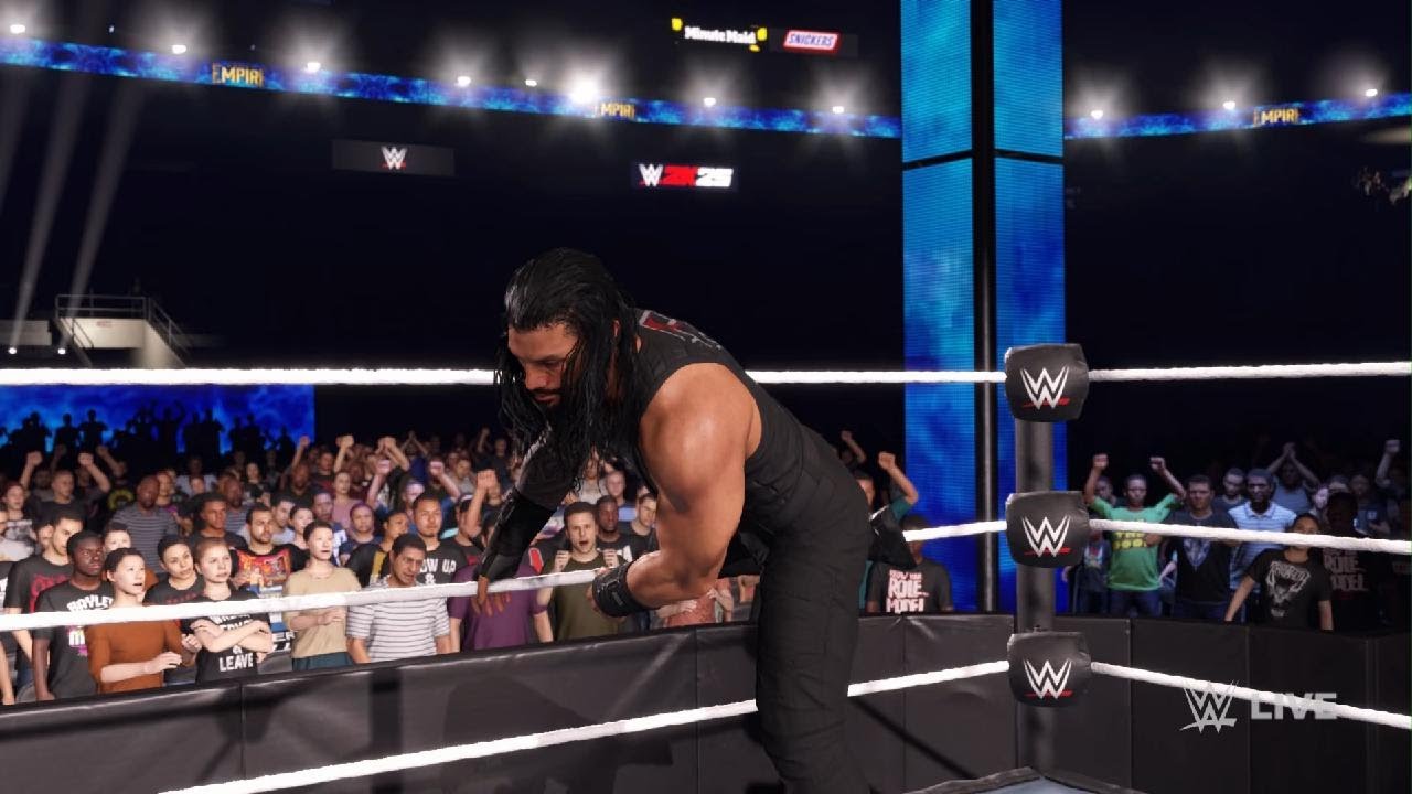 WWE 2K25 PS5 - Roman Reigns '19 vs Brock Lesnar DLC 