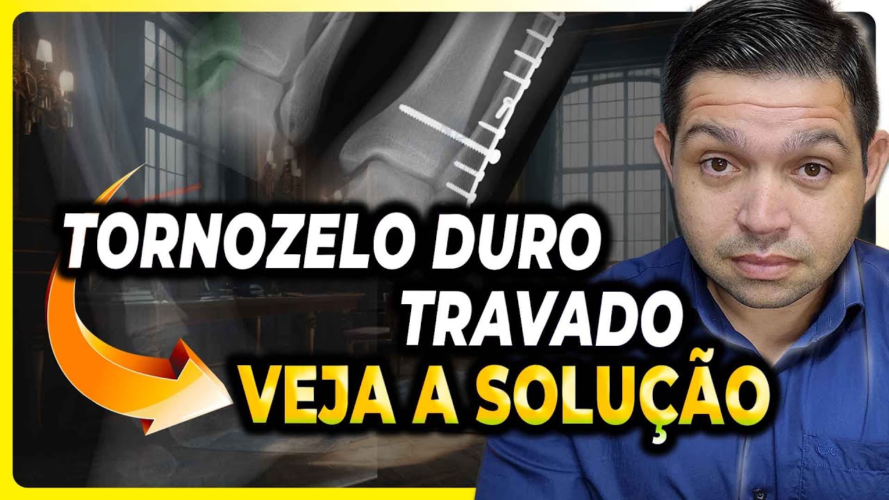 TORNOZELO DURO TRAVADO E INCHADO EU TENHO A SOLUÇÃO