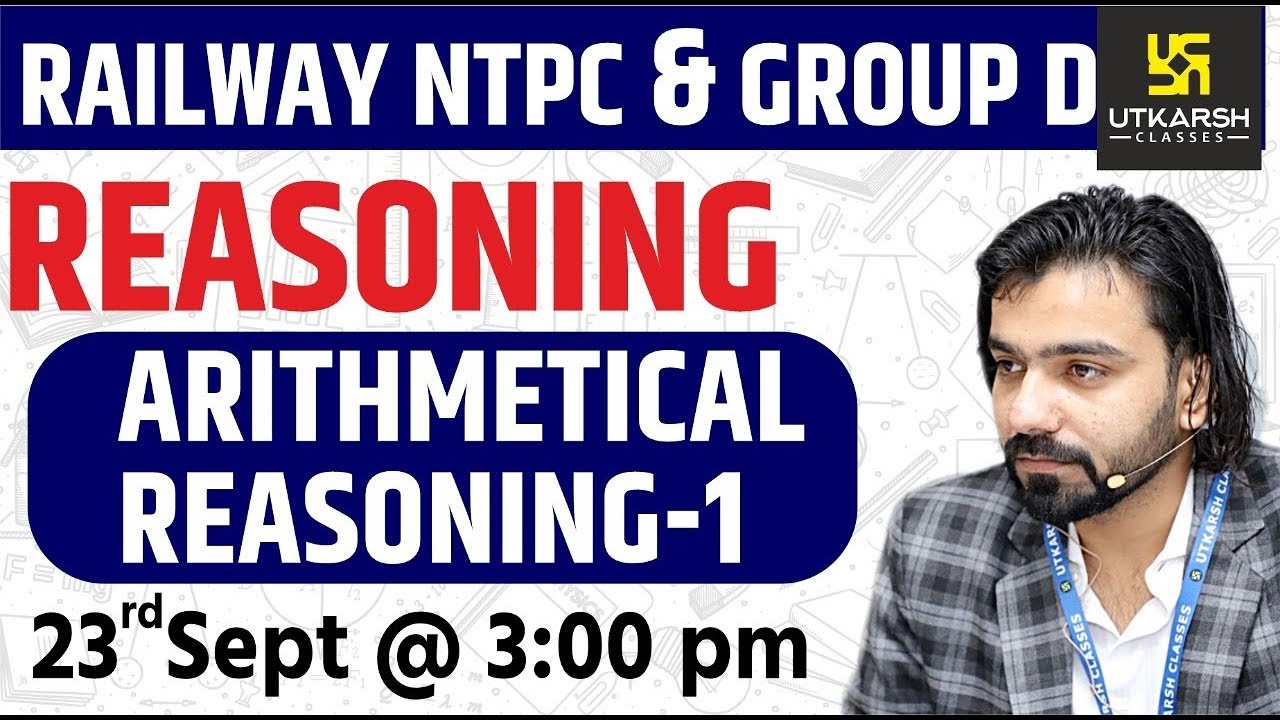 Railway NTPC & Group D Reasoning | Arithmetical Reasoning #1 | Reasoning Short Tricks By Akshay Sir