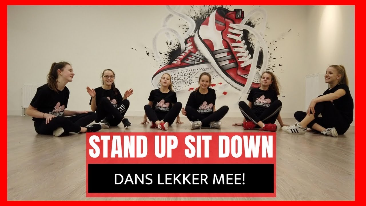 STAND UP SIT DOWN - FUNNY KIDS DANCE -