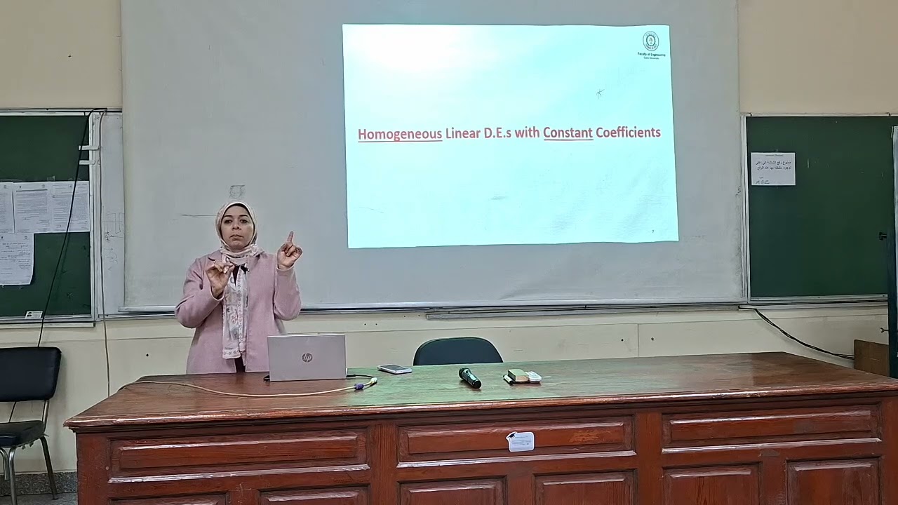 Lecture 4 - Ordinary Differential Equations - Dr/ Samah El Sahfiey