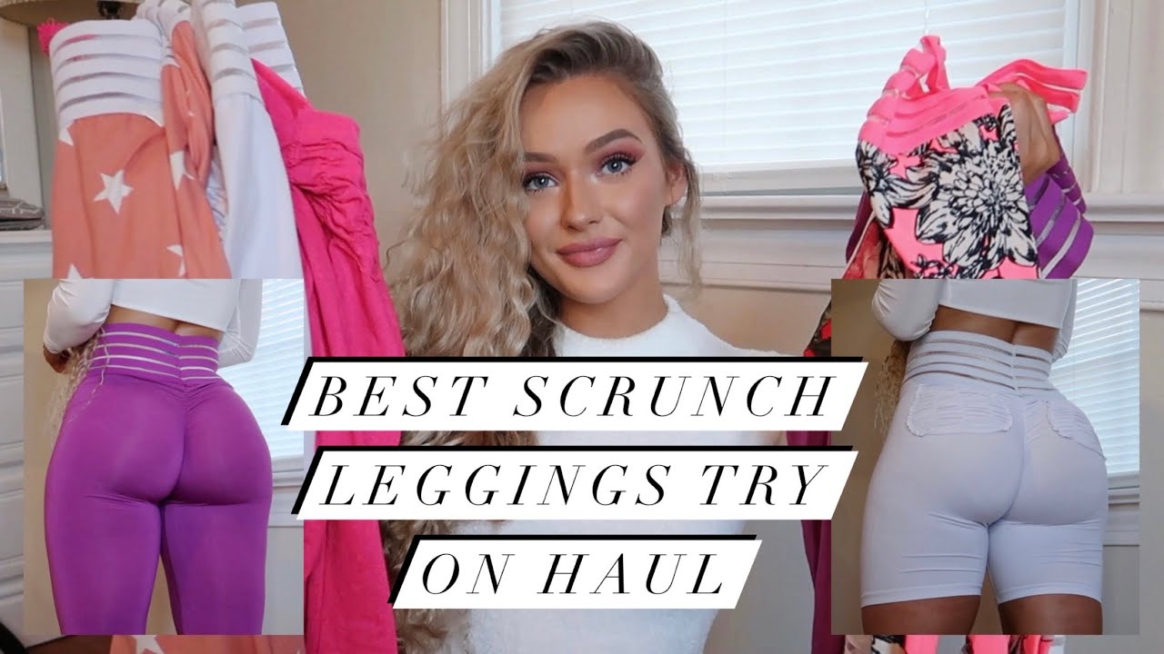 BEST SCRUNCH BOOTY LEGGINGS TRY ON CLOTHING HAUL & REVIEW | NOT SPONSORED