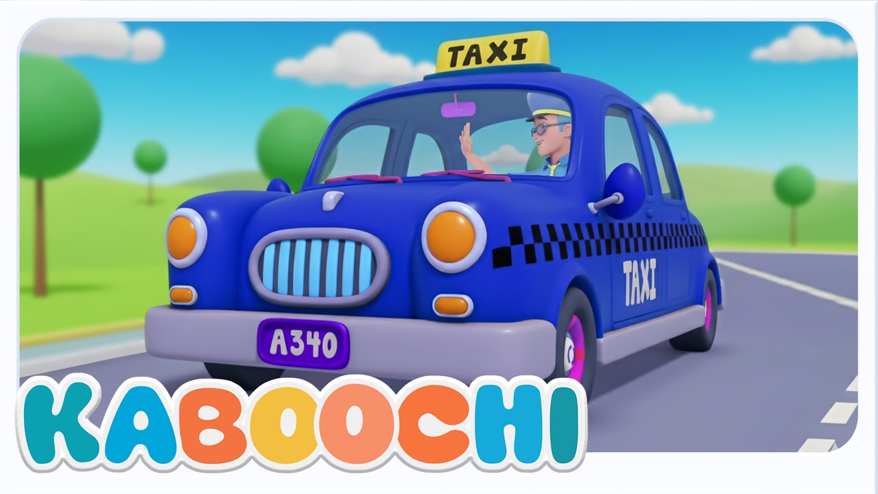 Ruedas del taxi 🚕🎶| Diversión educativa para niños pequeños