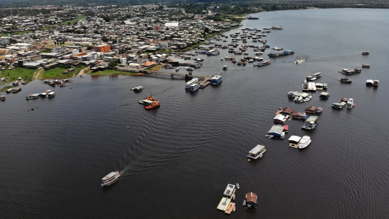 Cidades do Amazonas com drone 4k