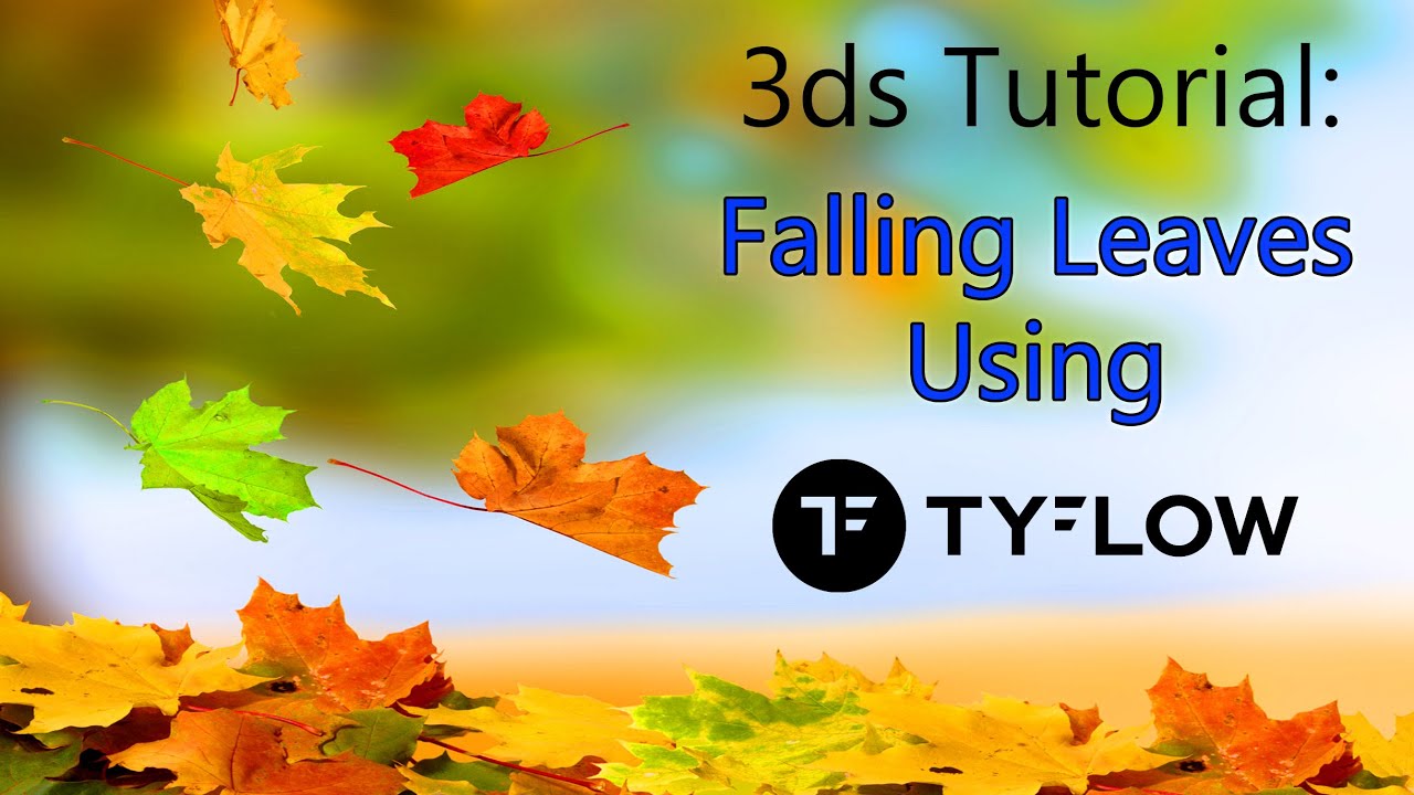 How to use TyFlow to generate falling leaves blowing in the wind on 3ds max.  Quick tutorial!