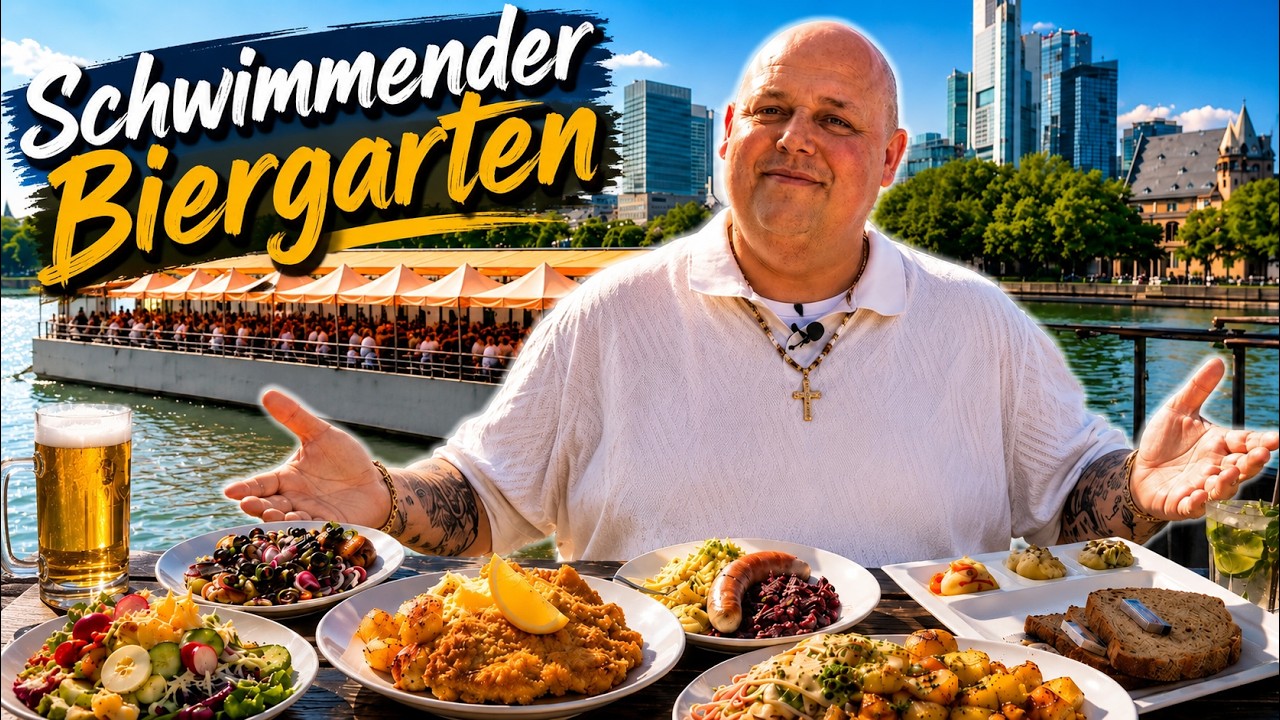 In so einem BIERGARTEN war ich noch nie 😳🌊 
