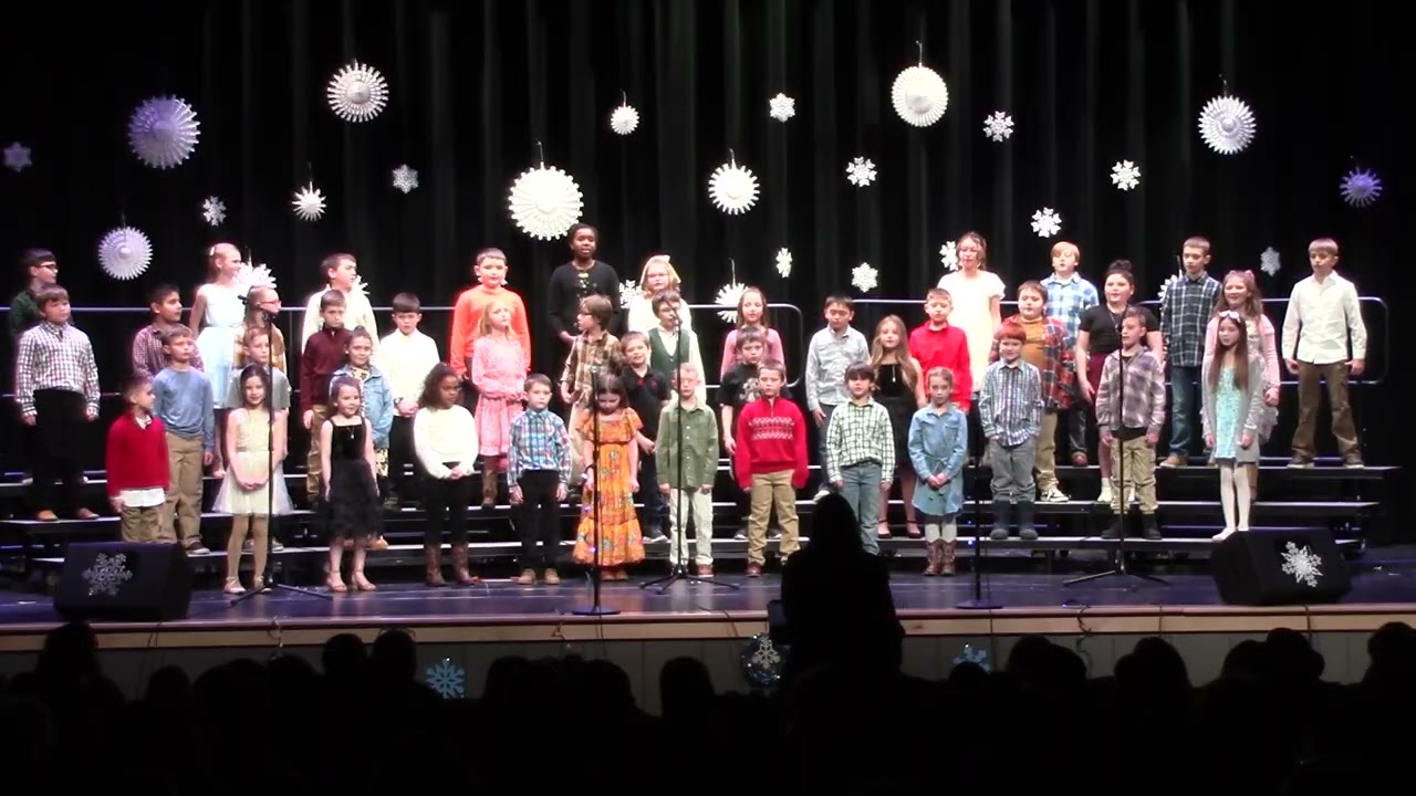 Winter in the Country performed by the Third grade class