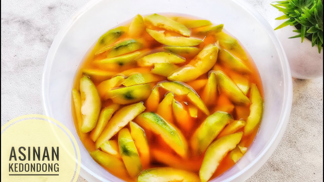 CARA MEMBUAT ASINAN KEDONDONG YANG ENAK