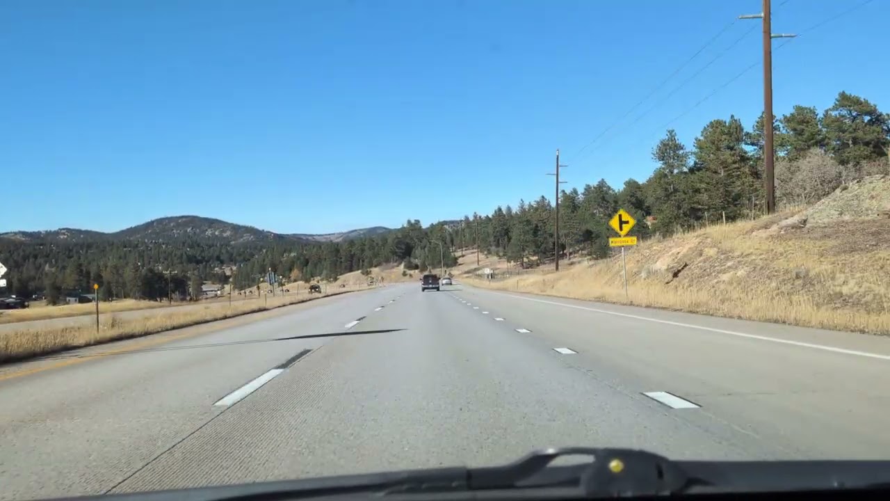 Scenic Mountain Drive | Conifer to Morrison, Colorado | View Through the Rockies