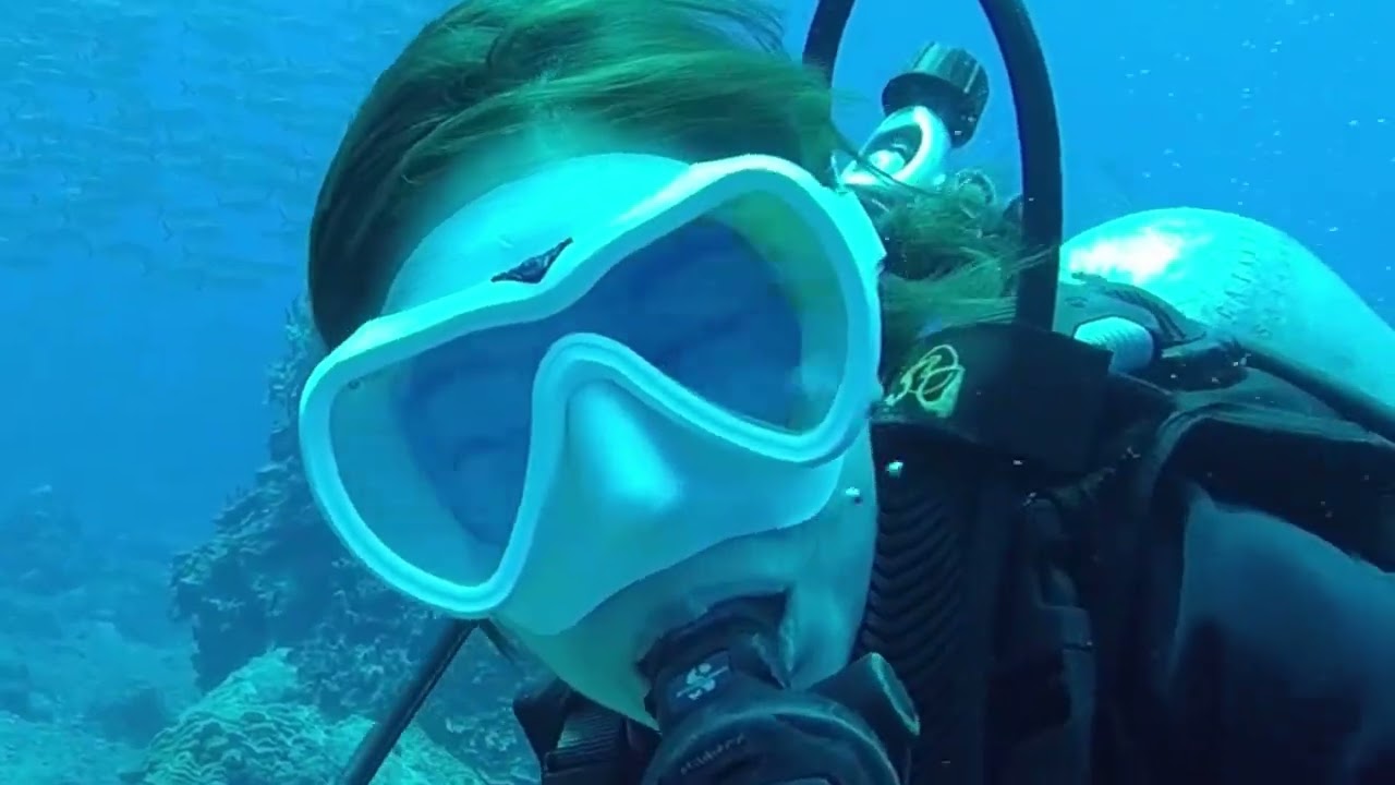 Happy Ocean Family Underwater 🌊