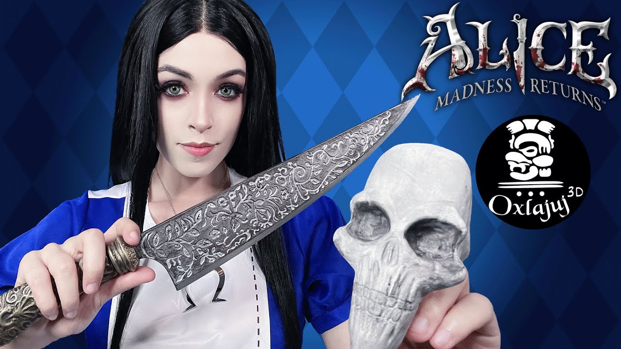 Vorpal Blade y Calavera de Alice Madness Returns🔪💀 | Nere Sama #cosplay #neresama #neresamacosplay