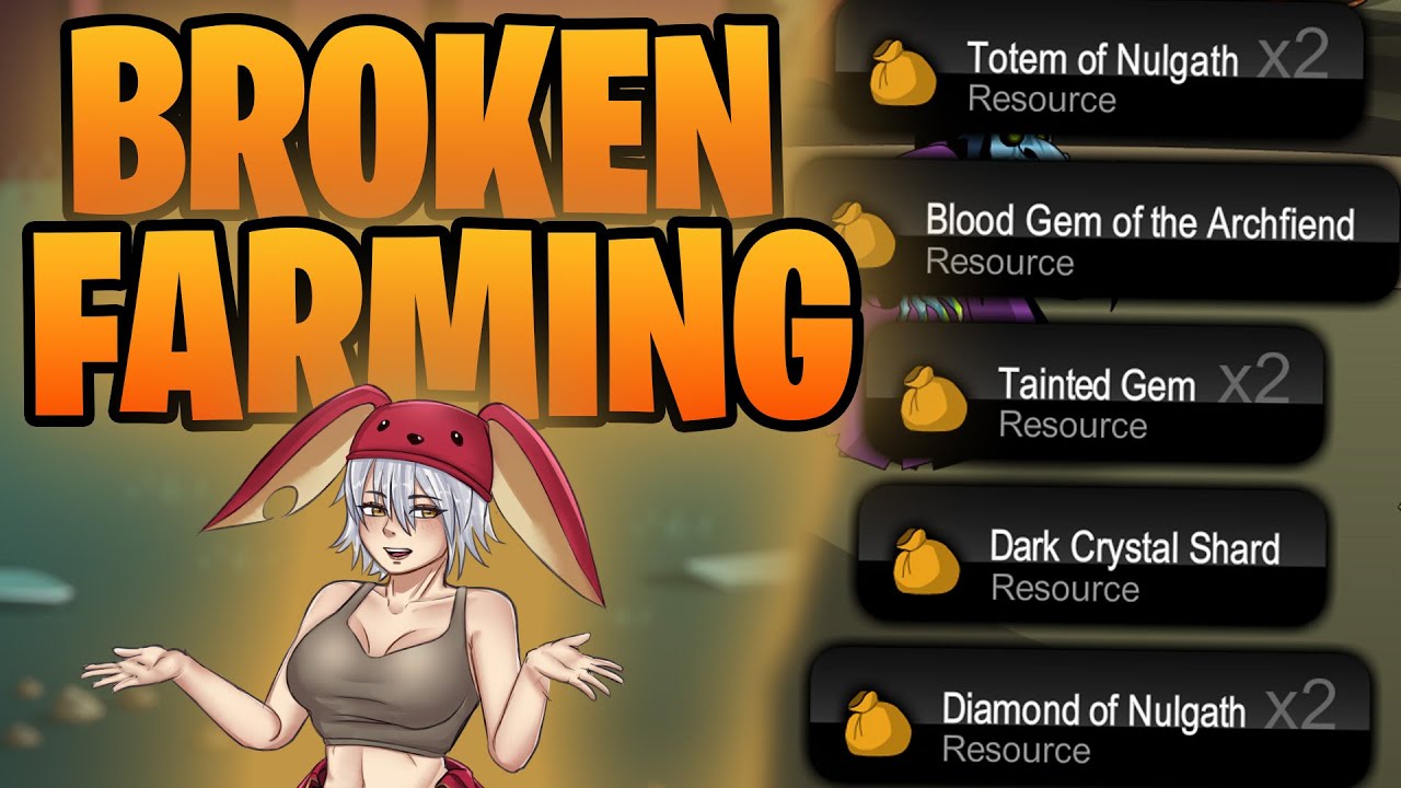 Buffed Totem Drops! Nulgath Farming AQW