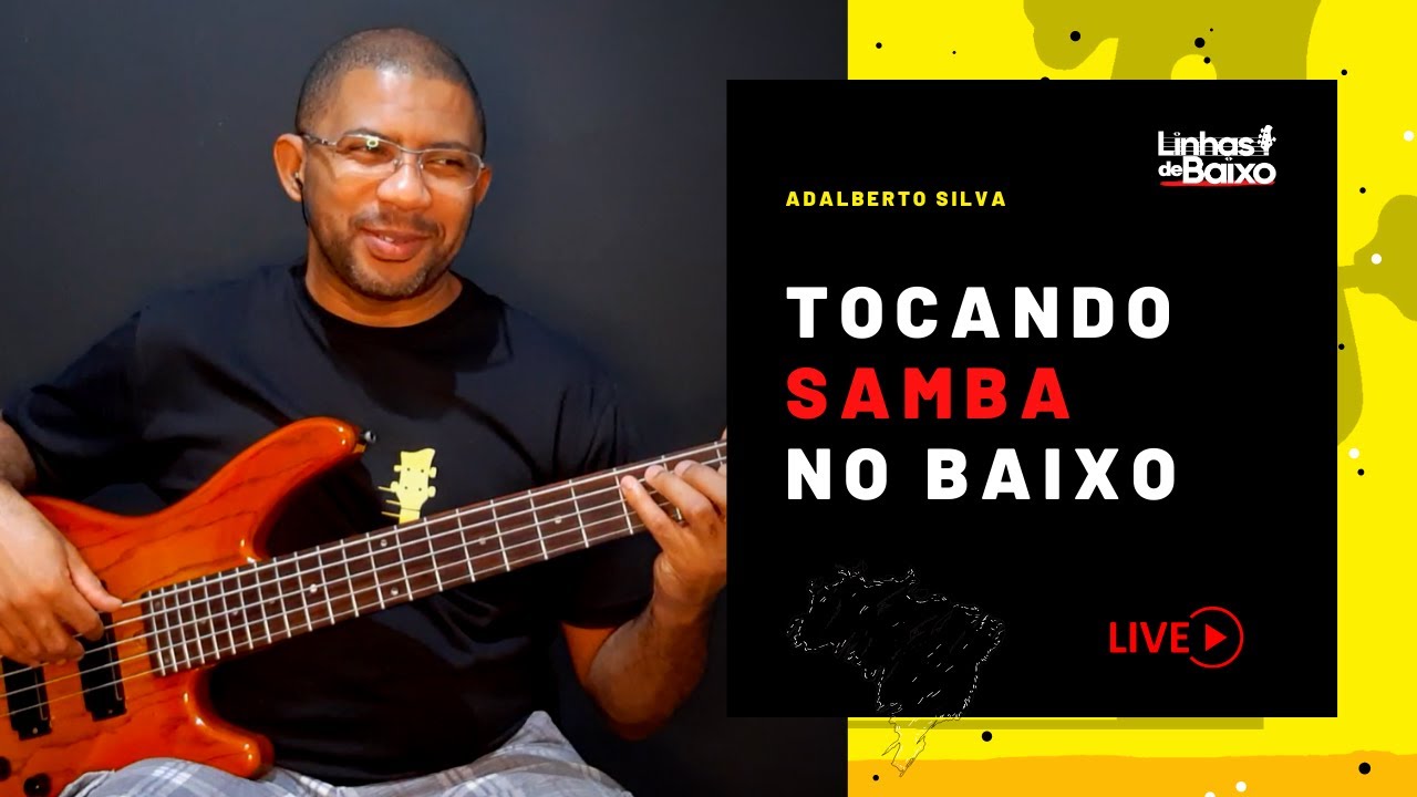 [LIVE] Linhas do Brasil | EBOOK GRÁTIS Tocando samba no baixo