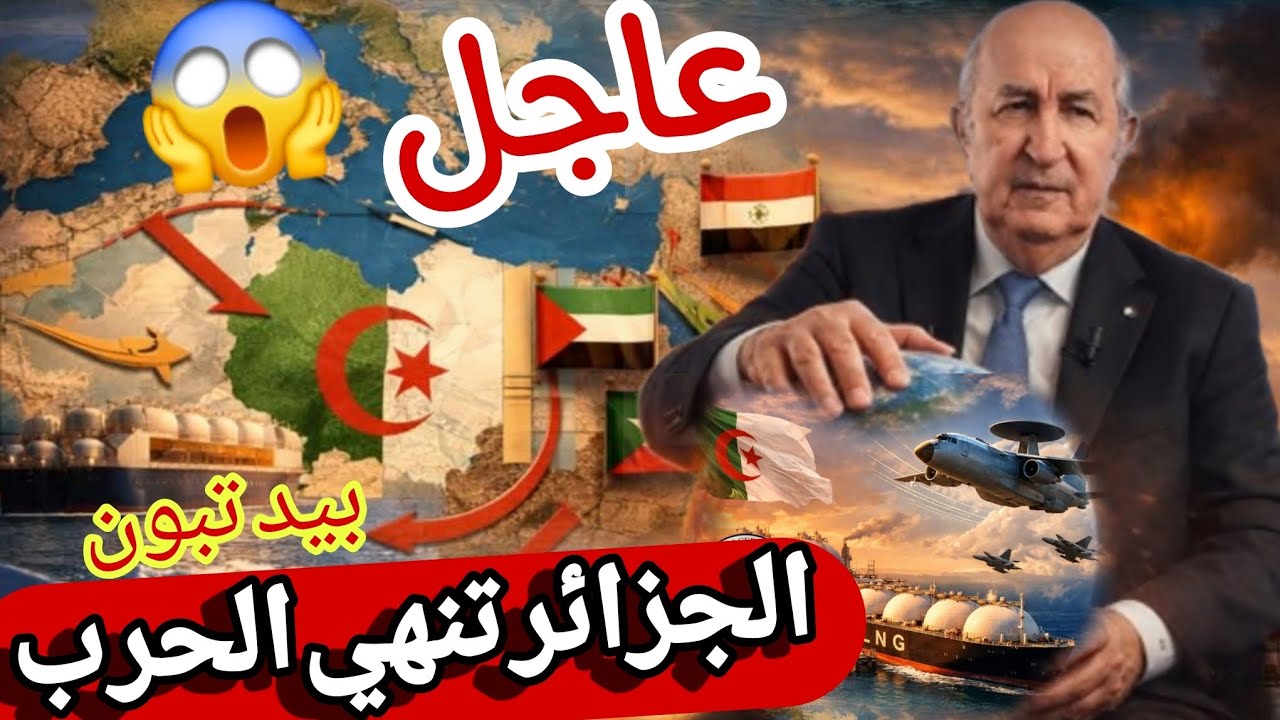 الجزائر تقلب الطاولة معادلة نهاية حرب ايران بيد تبون طلبات  الغاز الجزائري ارتفاع أسعار تنعش الخزينة
