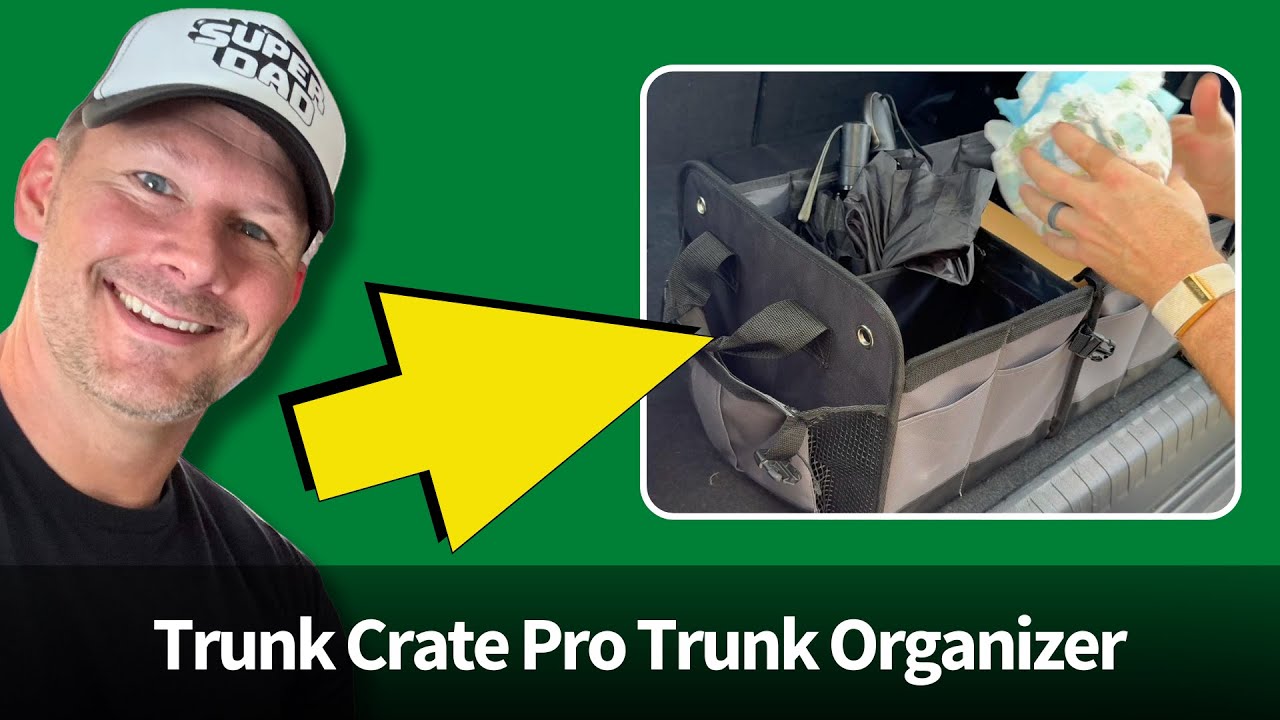 Trunk Crate Pro Trunk Organizer for Car/Truck/SUV review (by a Dad!)