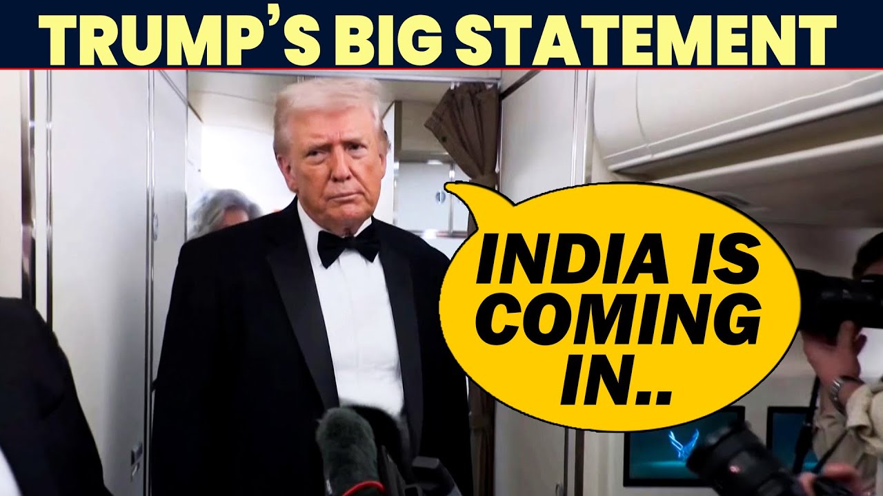 Trump&rsquo;s press gaggle on Air force one | Iran | Venezuela oil | India | Epstein files| China | Canada