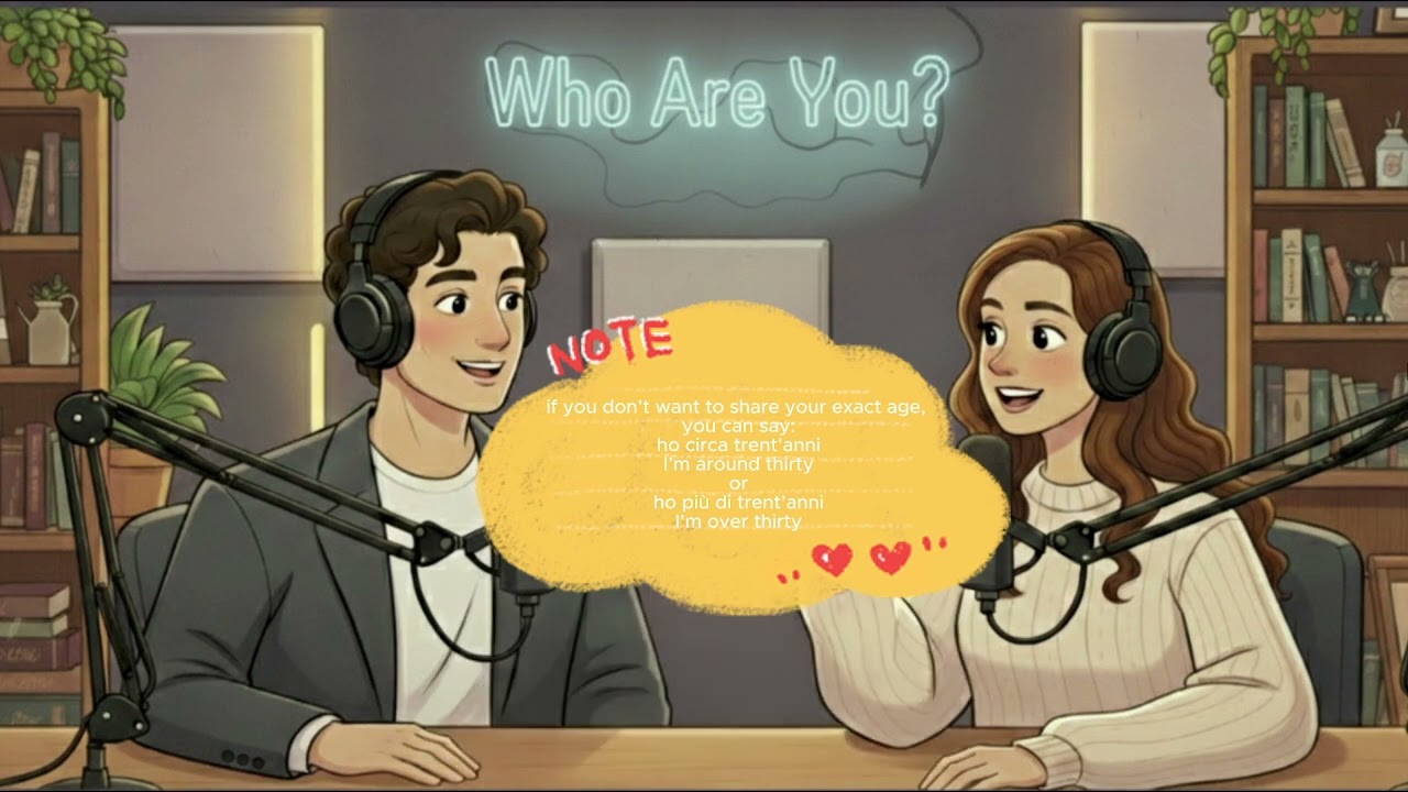 Let’s talk about you in Italian-Personal Information #italianpodcast  