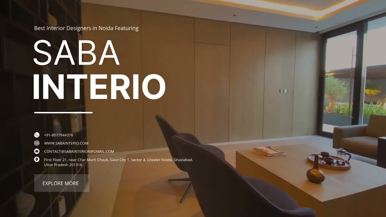 - Best Interior Designers in Noida  Featuring SABA INTERIO's Stunning Transformations