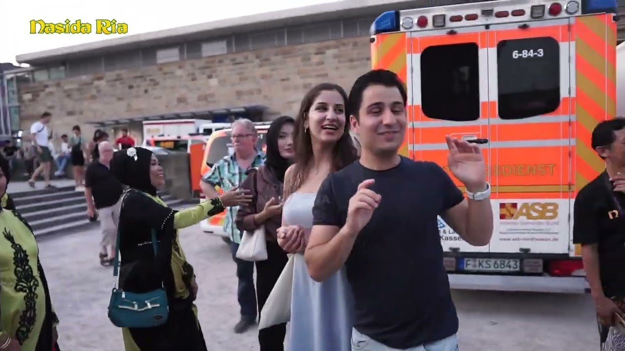 MAU BULE ATAU LOKAL SEMUA IKUT GOYANG ASIK SANTAI QASIDAHAN I VLOG GOES TO GERMAN #nasidaria #jerman