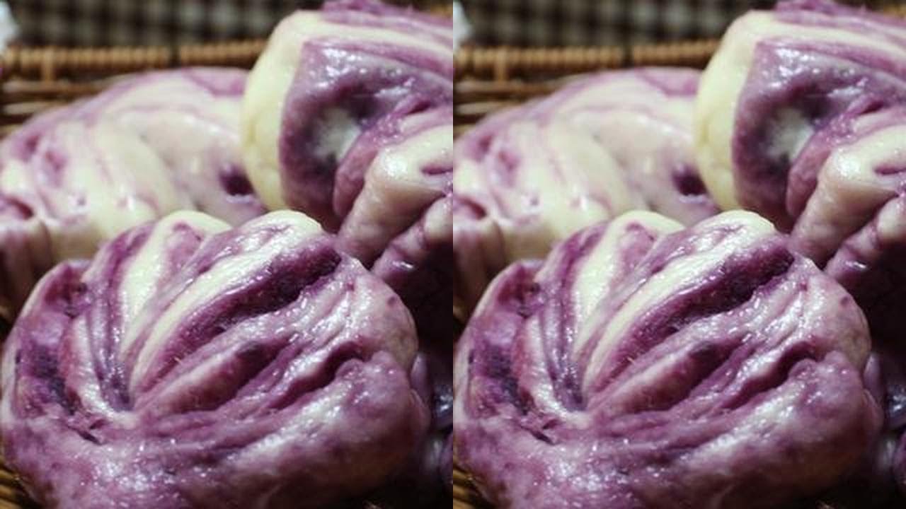 紫薯饼的做法不用找了，李姐用紫薯来和面，香甜可口，好吃！ #动手自己做美食 #记录美食日常 #鸣潮