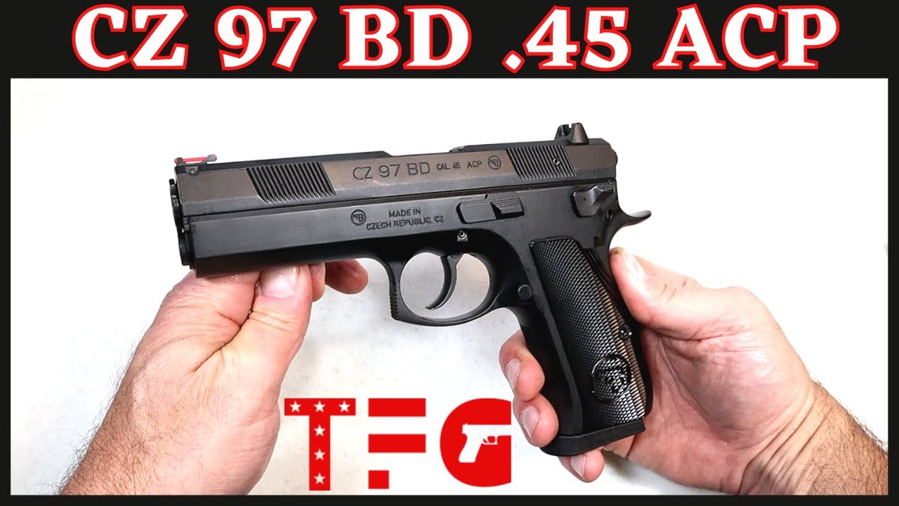 CZ 97 BD .45 ACP Review - TheFirearmGuy