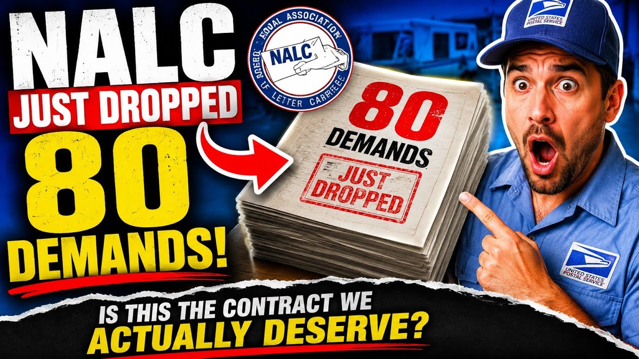 NALC Just Dropped 80 Demands: Is This The Contract We Actually Deserve?