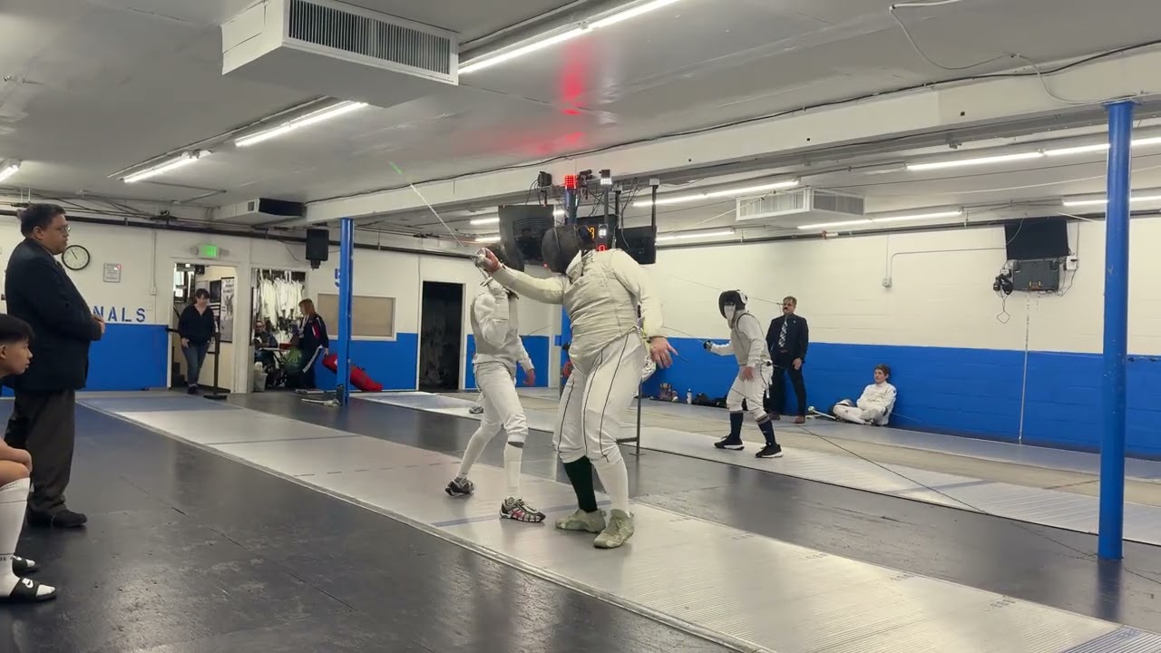 ROC of the Rockies Div 3 men’s foil semi-finals.