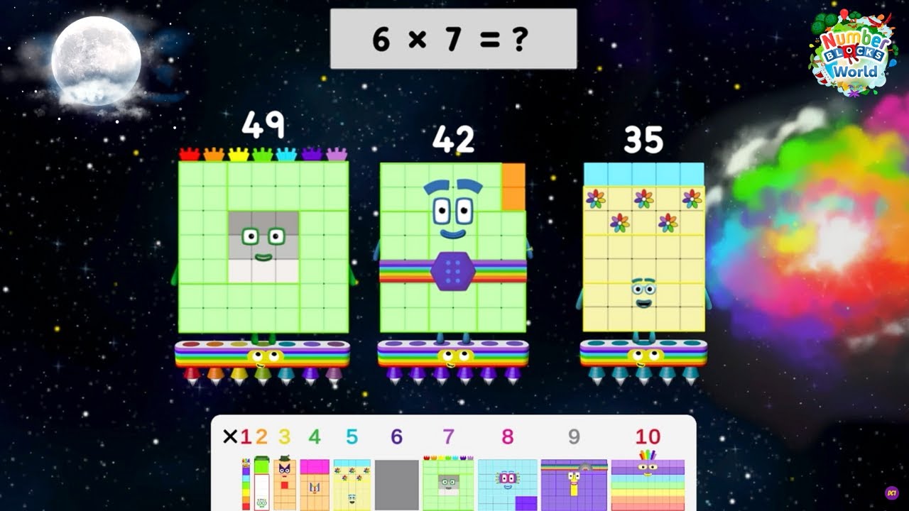 Мир Numberblocks | Учимся умножать | Веселая математика для детей